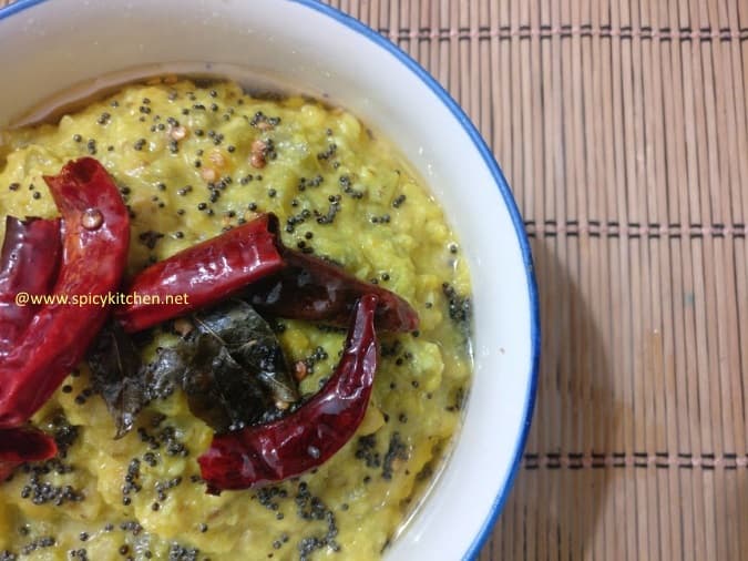 snake gourd lentil curry